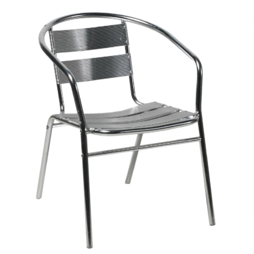 Chaise en aluminium